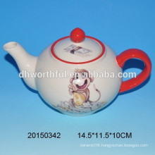 Popular monkey design ceramic teapot for tableware